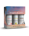 Wicked Sensual Care Tropical Trio Travel Size Flavored Lubes - 1 oz Bottles - Unapologetic angel LLC