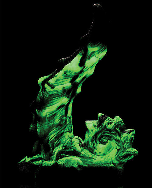 Creature Cocks Realistic Dildo | Glowzilla Glow in the Dark Suction Cup Dildo - Unapologetic angel LLC