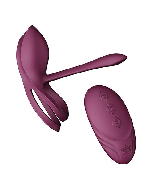 ZALO Bayek Vibrating Couples Ring w/Remote - Velvet Purple - Unapologetic angel LLC