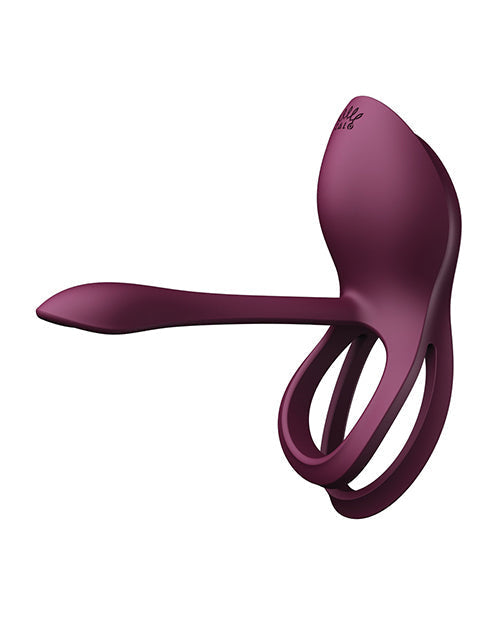ZALO Bayek Vibrating Couples Ring w/Remote - Velvet Purple - Unapologetic angel LLC