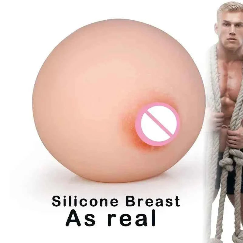 2025 New Artificial Chest Insertable Fake Silicone Breast Tools,Sex Toys For Men Adult Products