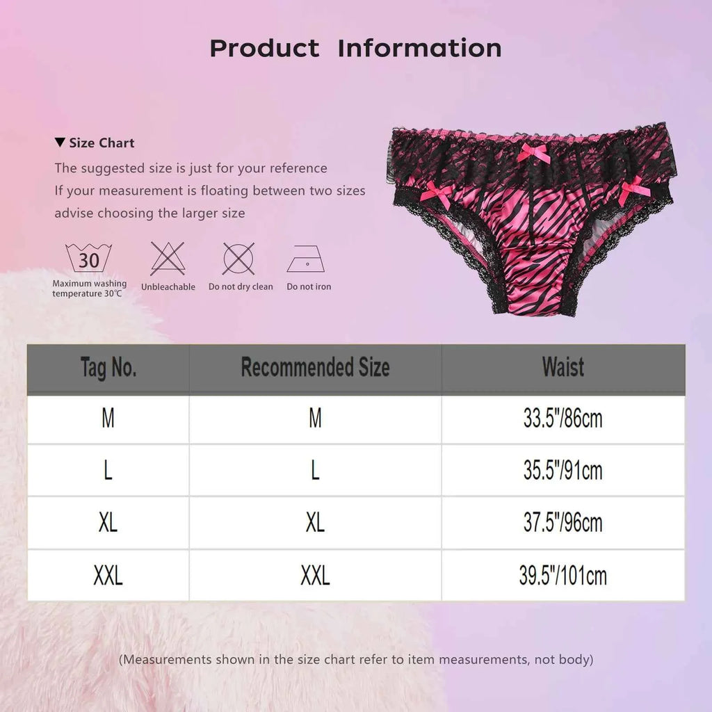 Mens Sissy Lingerie Panties Crossdresser