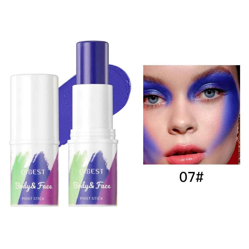 Colorful Body Paint Stick Face Body Oil Painting Paint Tattoo Painting with Brush Art