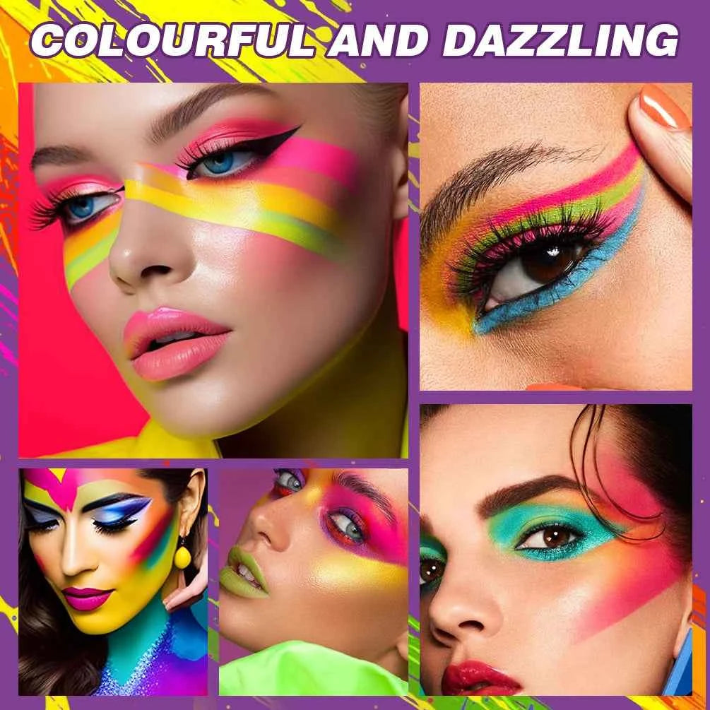 Colorful Body Paint Stick Face Body Oil Painting Paint Tattoo Painting with Brush Art