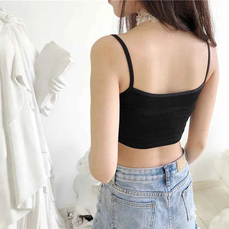 SISSY Camis Backless  Crop Top