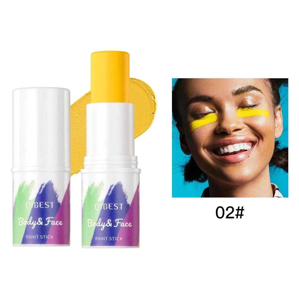 Colorful Body Paint Stick Face Body Oil Painting Paint Tattoo Painting with Brush Art