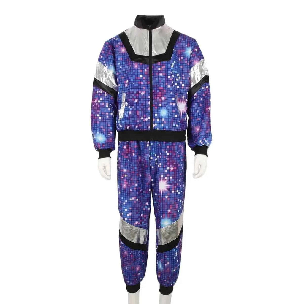 Adult 70s Hippie Disco Party Costume Vintage Hip Hop Hippie Cosplay Stage Performance Costume Men Women Halloween Party Outfits