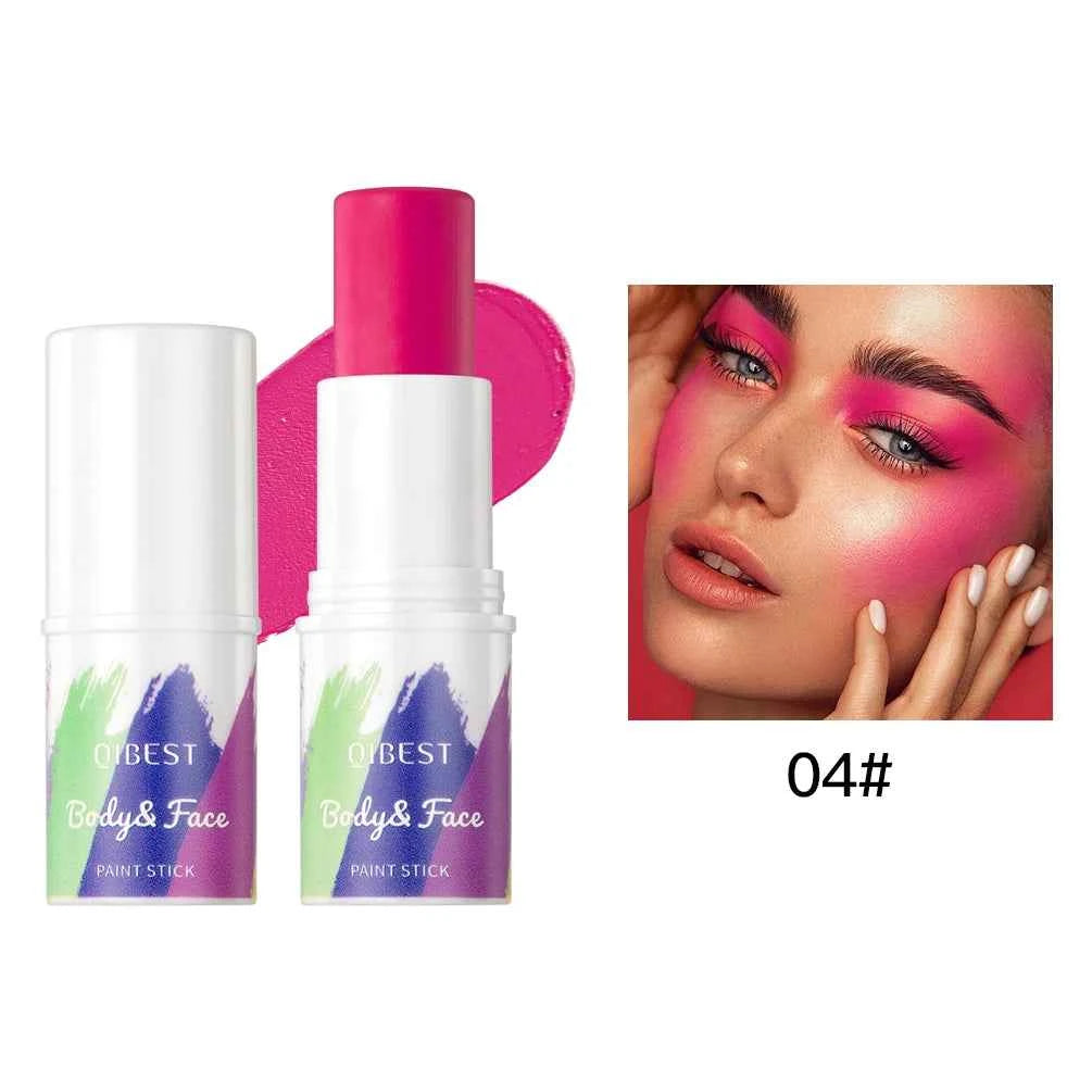 Colorful Body Paint Stick Face Body Oil Painting Paint Tattoo Painting with Brush Art