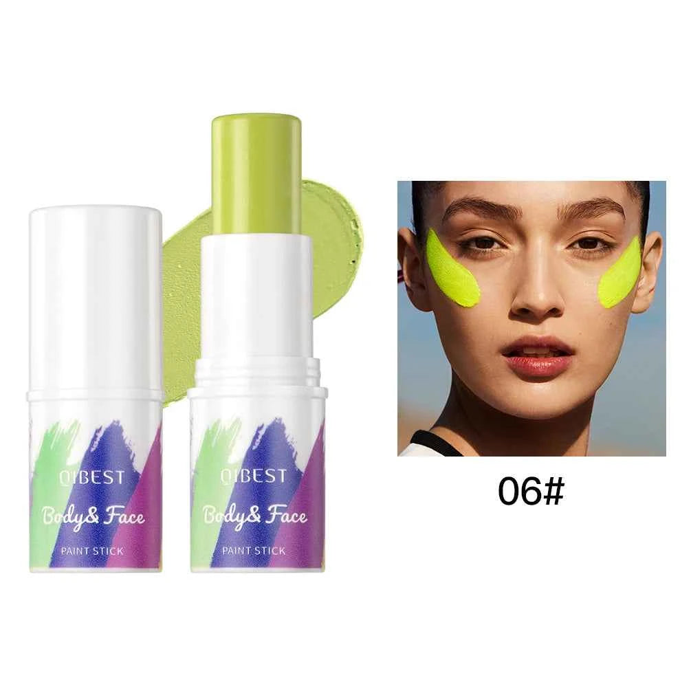 Colorful Body Paint Stick Face Body Oil Painting Paint Tattoo Painting with Brush Art