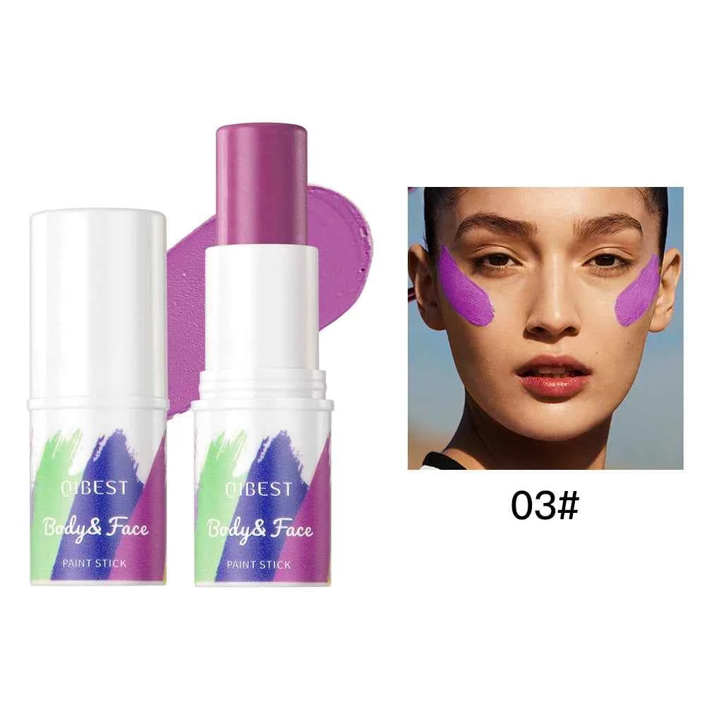 Colorful Body Paint Stick Face Body Oil Painting Paint Tattoo Painting with Brush Art