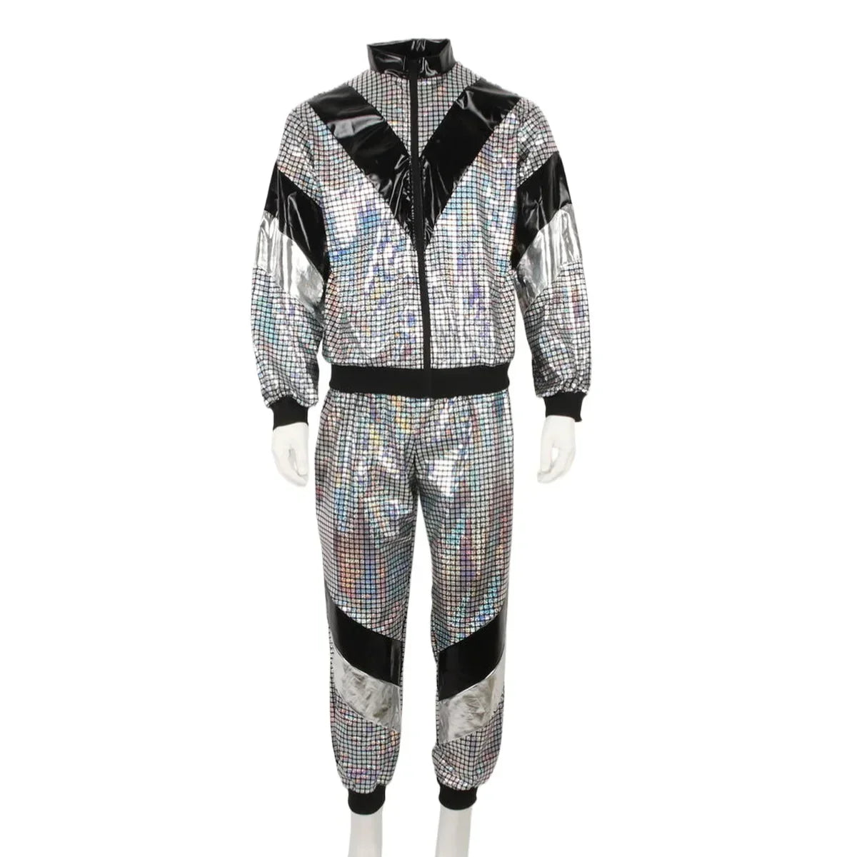 Adult 70s Hippie Disco Costume Vintage Hip Hop Men Women Halloween Party Outfits