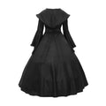 Halloween Medieval Retro Gothic Plus Size Trumpet Sleeve Dress