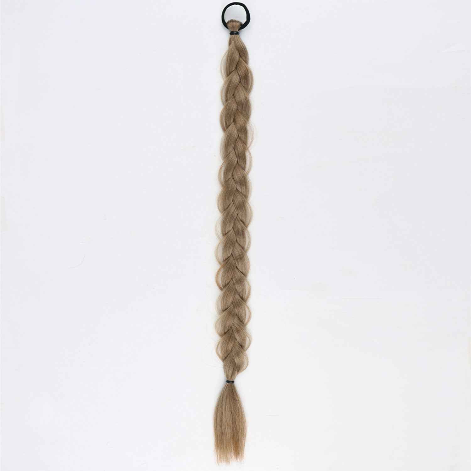 24-inch Women's Braid Hair Ring Horse Tail Strip Rubber Band Horse Tail