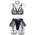 Bondage Lingerie Set  With Chest Ring