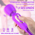 Female Vibrator With 7 Slap And 10 Vibration Modes, Female G-spot Clitoral Dildo