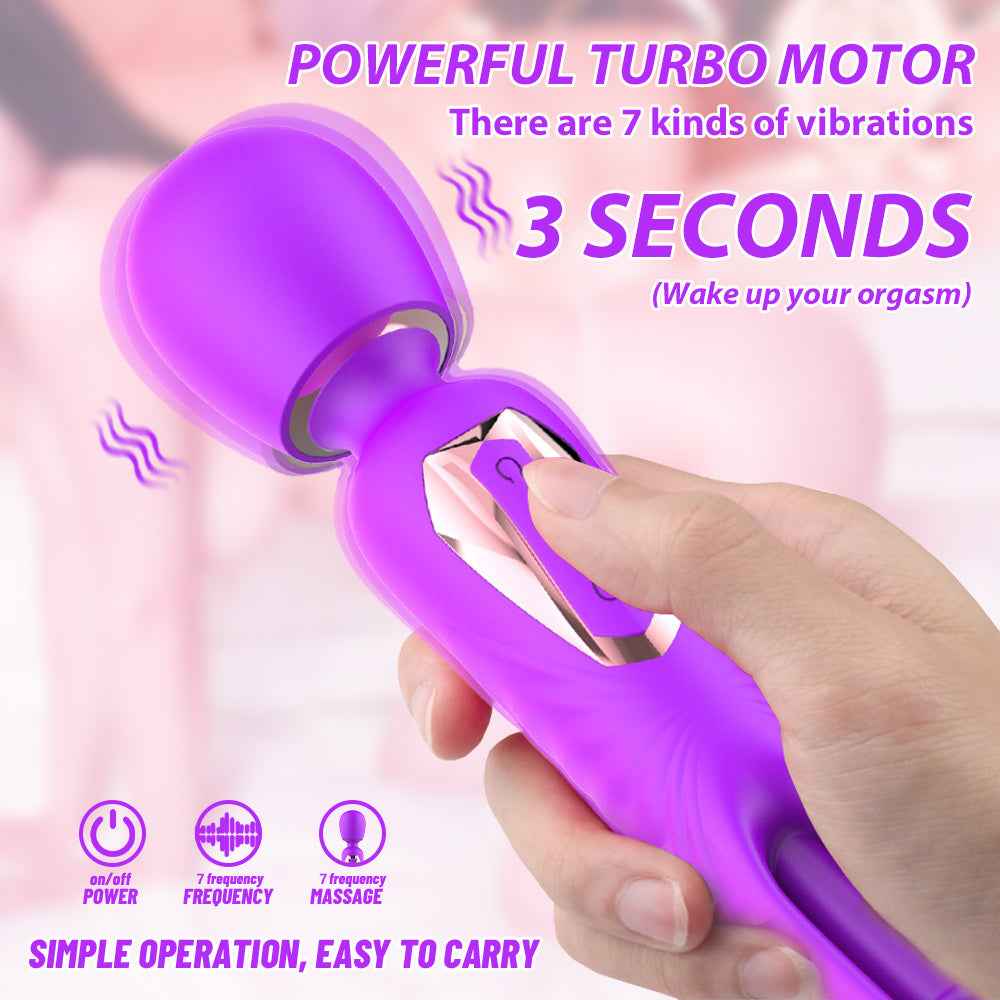Female Vibrator With 7 Slap And 10 Vibration Modes, Female G-spot Clitoral Dildo