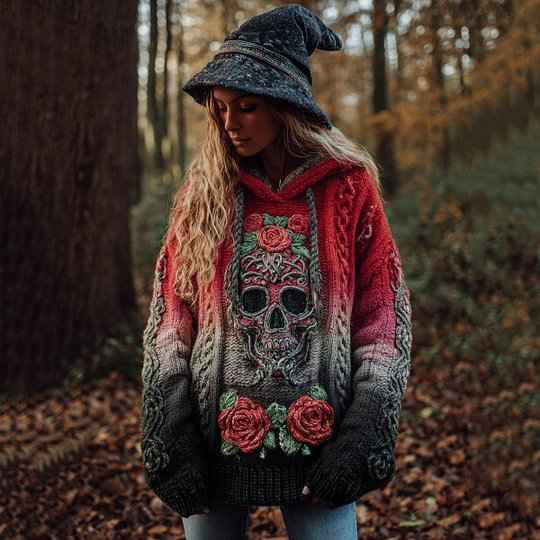 Relaxed-fit Hoodie Drop-shoulder Vintage Printed Sweatshirt