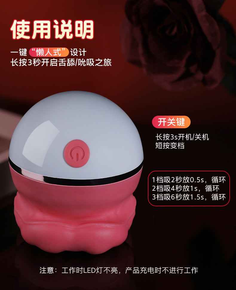Rose Sex Toys Vibrator For Women - Adult Toys With 10 Vibrating & 10 Tongue Licking Modes, Nipple Toys Clitoral G-Spot Vibrators