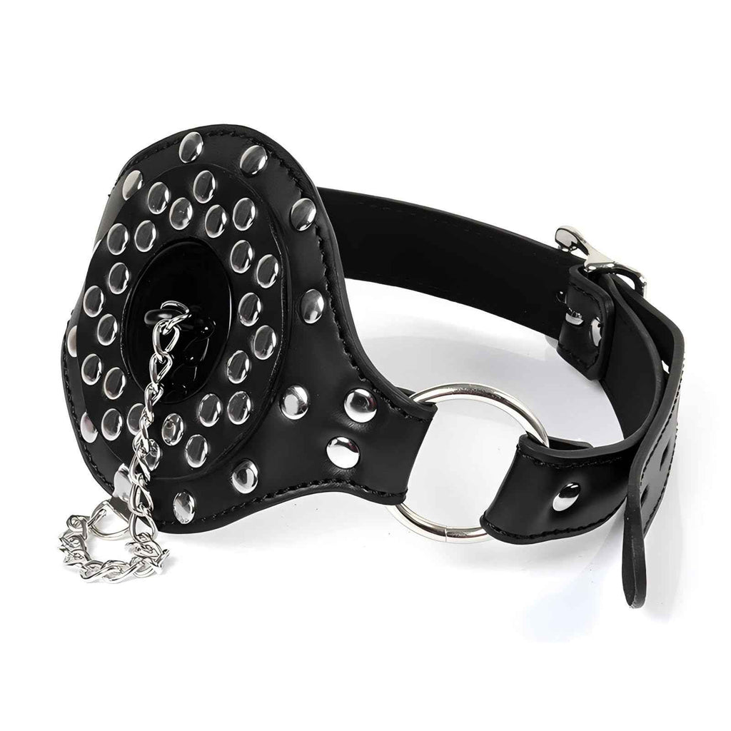 Open Mouth Gag O-Ring Silicone Ball Gag-With Removable gag Bondage Restraints BDSM