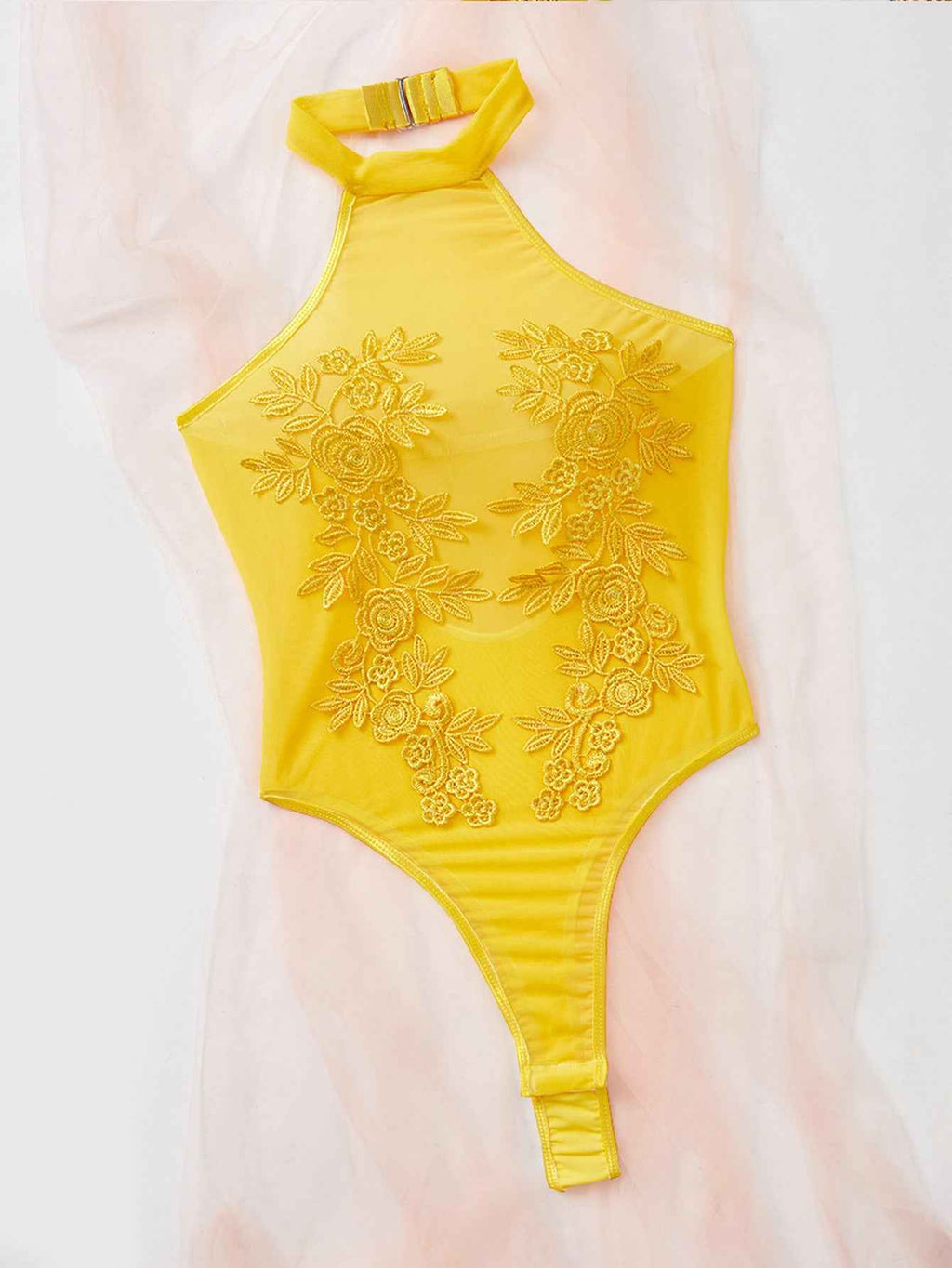 Sexy Flower Slim Fit bodysuit
