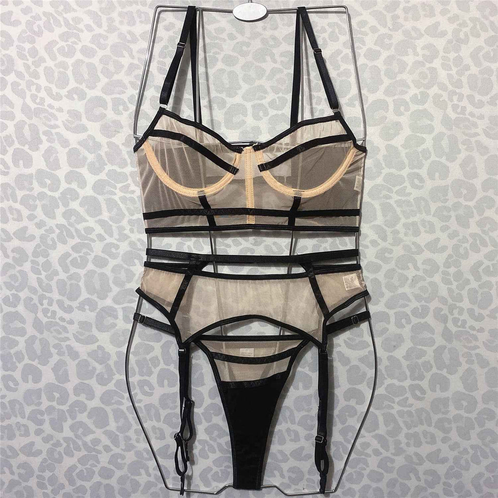 Women's Lingerie With Steel Ring Suit