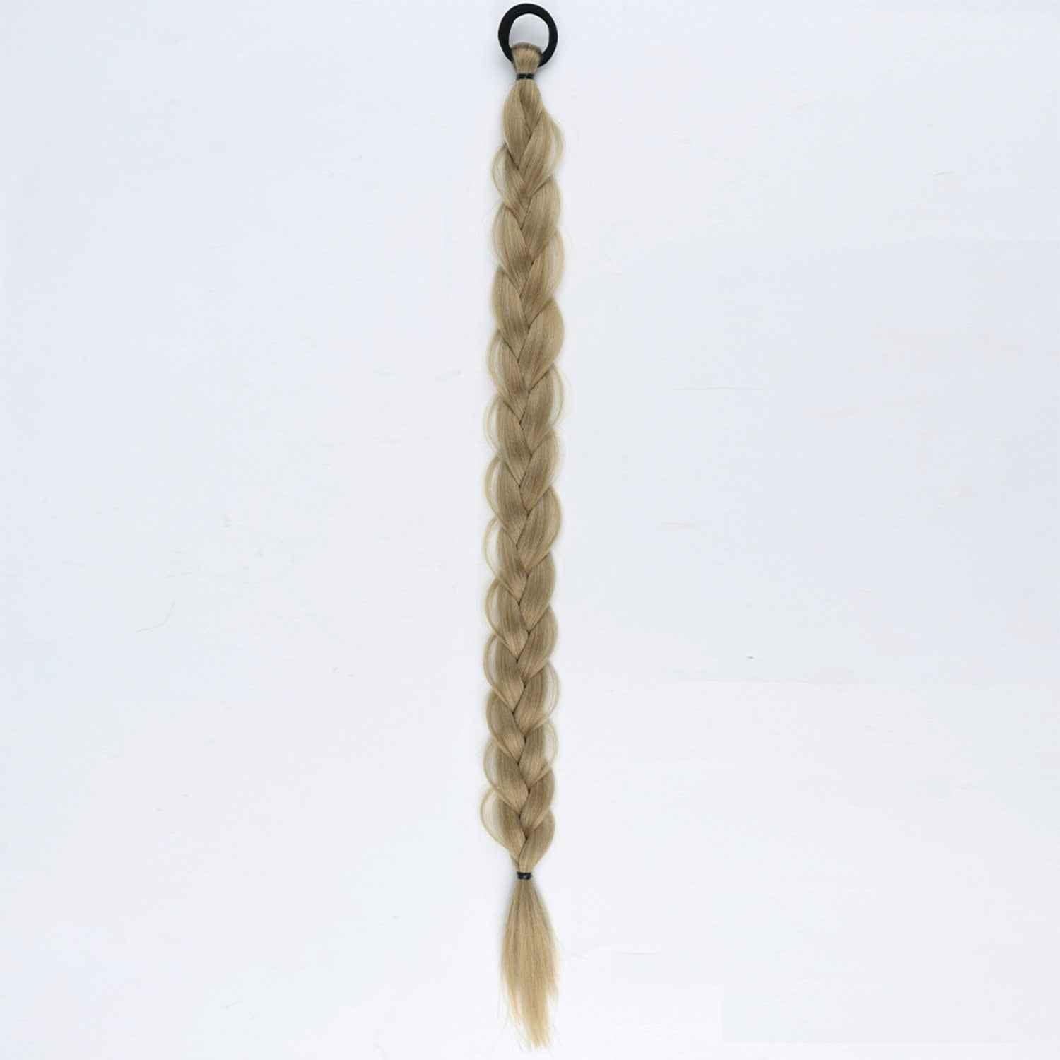 24-inch Women's Braid Hair Ring Horse Tail Strip Rubber Band Horse Tail