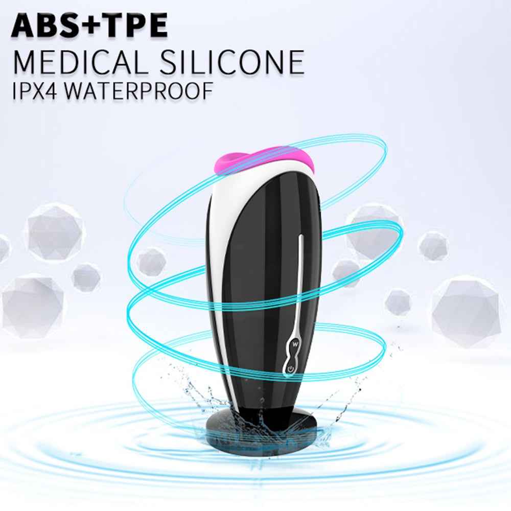 Male Masturbator- Penis- Pump- Male Sex-Rotating Vibrating Sucking Licking Toy