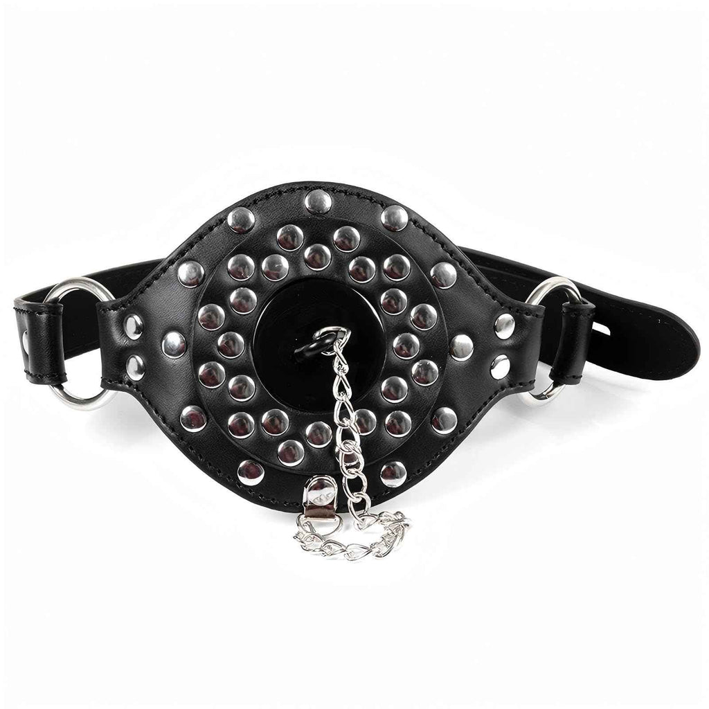 Open Mouth Gag O-Ring Silicone Ball Gag-With Removable gag Bondage Restraints BDSM