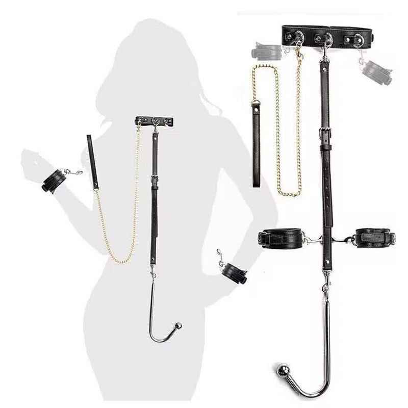 Toys For Women Reverse Handcuffs Hook Couples Bondage Restraint hog tie