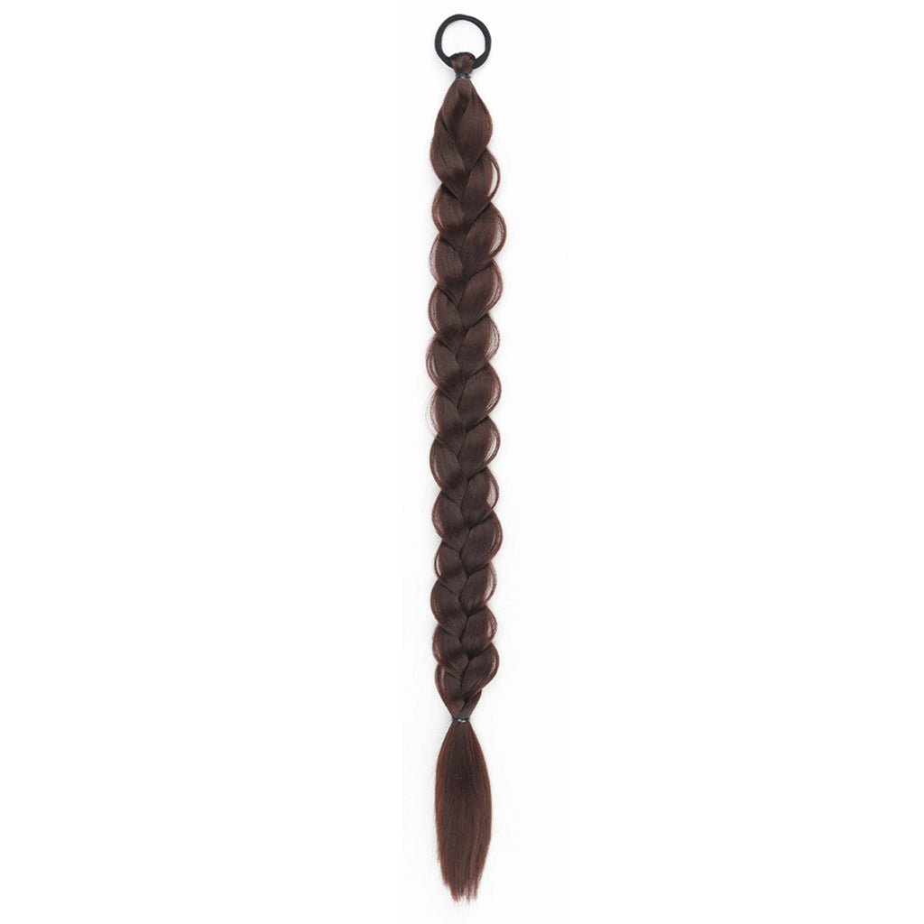 24-inch Women's Braid Hair Ring Horse Tail Strip Rubber Band Horse Tail - Unapologetic angel LLC
